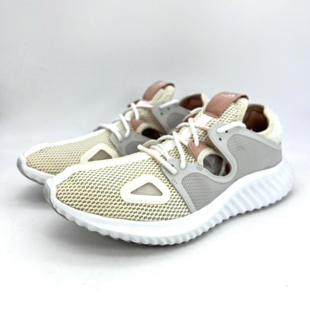 Adidas Run Lux Clima Off White Grey Ash Pearl Women Running Shoes CQ0595 Size 10
